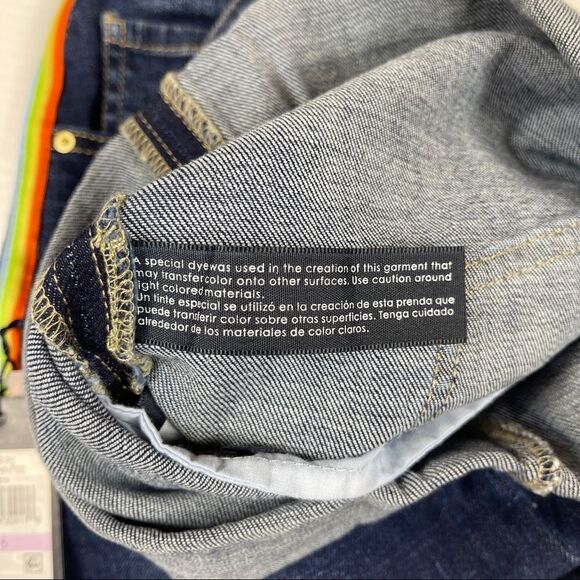 NWT Tommy Hilfiger Greenwich Shorts Midrise Side-Striped Denim Women's Size 6 - Picture 12 of 13